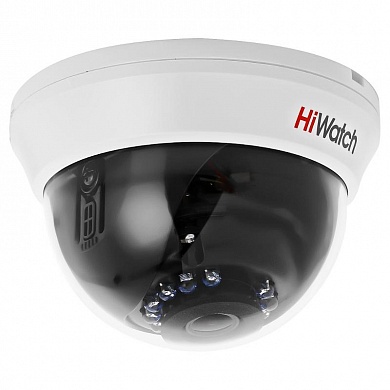 Видеокамера HD 2Mp HiWatch DS-T201 (2.8мм) внутренняя купольная с ИК подсветкой до 20 м.